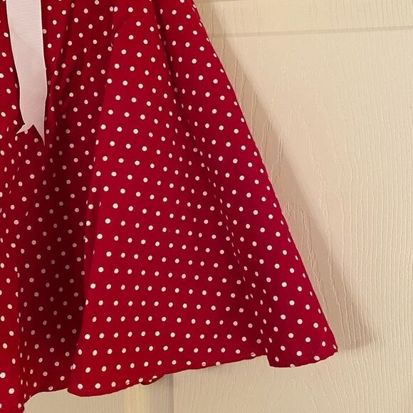 Girls RARE EDITIONS POLKA DOT DRESS - Picture 2 of 5